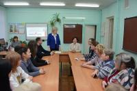 Председатель Ивановской областной Думы Марина Дмитриева посетила Фурмановский район. Первой точкой визита стал новый фельдшерско-акушерский пункт в селе Дуляпино, построенный в 2022 году