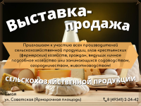 Администрация Фурмановского муниципального района организует выставку-продажу сельскохозяйственной продукции в целях поддержки местных товаропроизводителей!