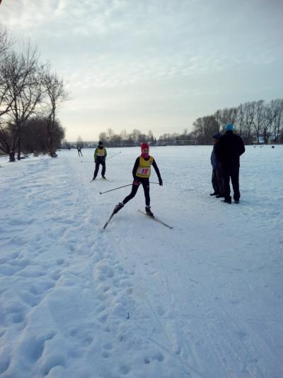 Приём нормативов ВФСК  ГТО: бег на лыжах